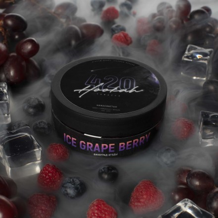 Табак 4.20 Ice Grape Berry 100 грамм (лёд виноград ягоды)