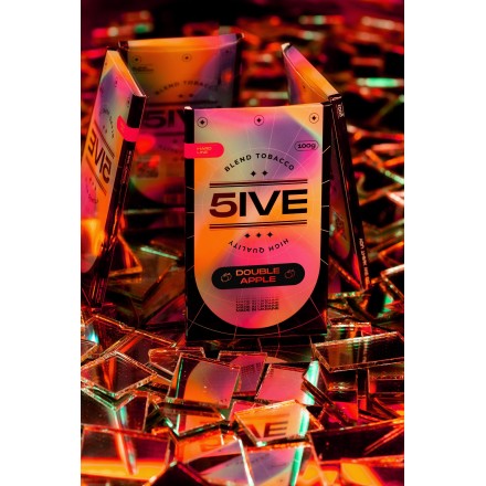 Тютюн 5IVE Medium Double Apple 100 грам (подвійне яблуко)