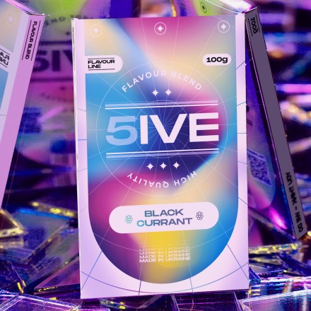 Табак 5IVE Flavour Black Currant 100 грамм (черная смородина)