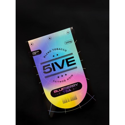 Табак 5IVE Medium Blueberry Tea 100 грамм (черничный чай)