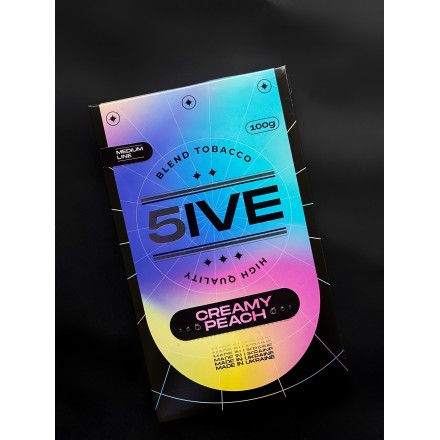 Табак 5IVE Medium Creamy Peach 100 грамм (кремовый персик)