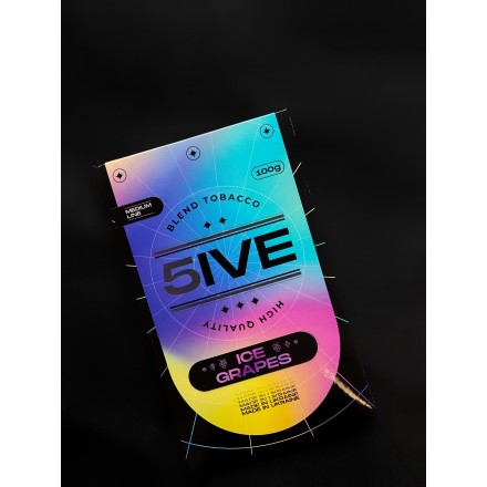 Тютюн 5IVE Hard Ice Grapes 100 грам (виноград з льодом)
