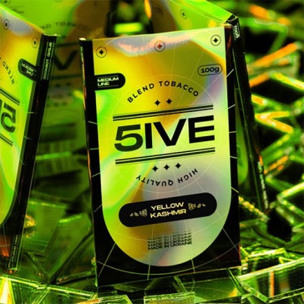 Тютюн 5IVE Medium Yellow Kashmir 100 грам (лимон Кашмір)
