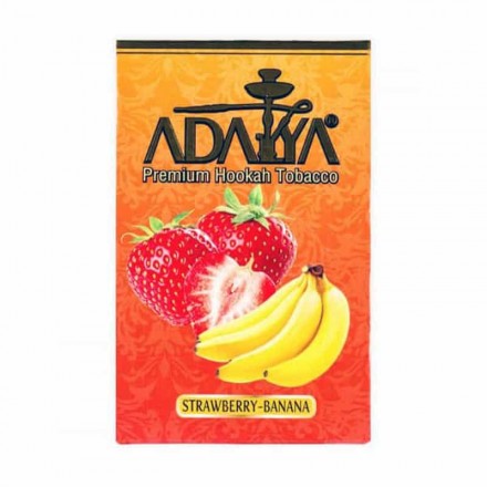 Табак Adalya Strawberry Banana 50 грамм (клубника и банан)