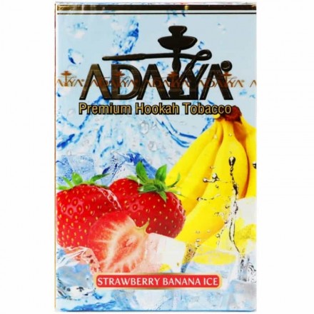 Тютюн Adalya Strawberry Banana Ice 50 грам (крижаний банан з полуницею)