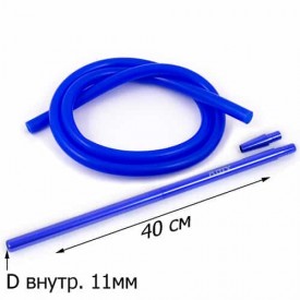 Шланг для кальяна силикон AMY DELUX LONG (синий)