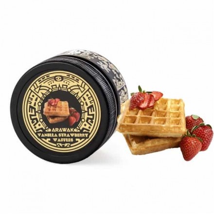 Табак Arawak Light Line Vanilla Strawberry Waffles 100 грамм (клубничные вафли ваниль)