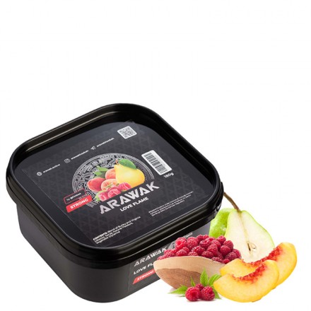 Табак Arawak Strong Line Love Flame 200 грамм (персик малина груша)