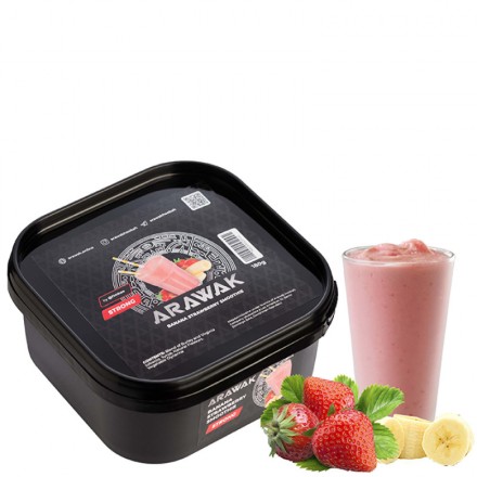 Табак Arawak Strong Line Banana Strawberry Smoothie 200 грамм (бананово-клубничный смузи)