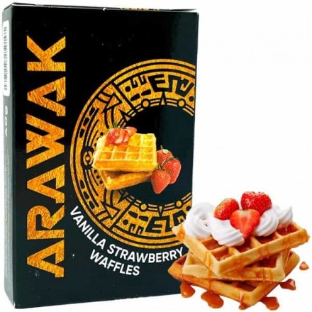 Табак Arawak Light Line Vanilla Strawberry Waffles 40 грамм (клубничные вафли ваниль)