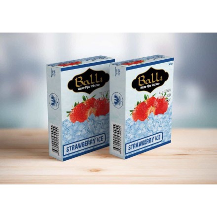 Табак Balli Strawberry Ice 50 грамм (клубника лёд)