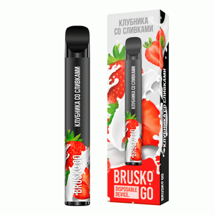 Одноразки Brusko клубника со сливками 800 затяжек
