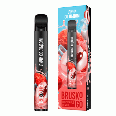 Одноразки Brusko личи з льодом 800 затяжок