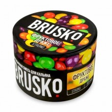 Бестабачная смесь Brusko Strong Line 50 грамм (фруктовое драже)