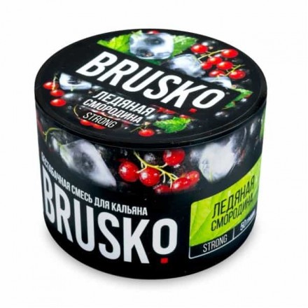Бестабачная смесь Brusko Strong Line 50 грамм (ледяная смородина)