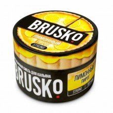 Бестабачная смесь Brusko Strong Line 50 грамм (лимонный пирог)