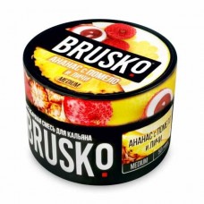 Безтютюнова суміш Brusko Medium Line 50 грам (ананас з помело та личі)