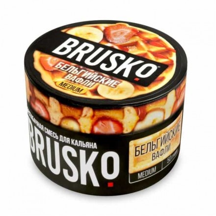 Бестабачная смесь Brusko Medium Line 50 грамм (бельгийские вафли)