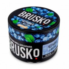 Бестабачная смесь Brusko Medium Line 50 грамм (черника с мятой)