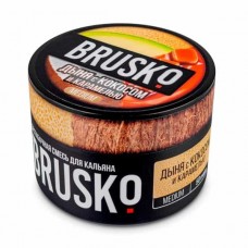 Безтютюнова суміш Brusko Medium Line 50 грам (диня з кокосом та карамеллю)