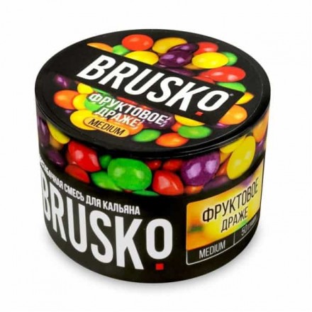 Безтютюнова суміш Brusko Medium Line 50 грам (фруктове драже)