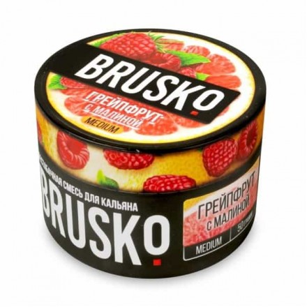Безтютюнова суміш Brusko Medium Line 50 грам (грейпфрут із малиною)