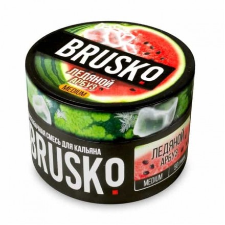 Безтютюнова суміш Brusko Medium Line 50 грам (крижаний кавун)