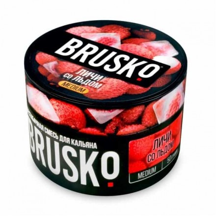 Безтютюнова суміш Brusko Medium Line 50 грам (личи з льодом)