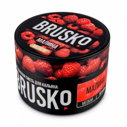 Бестабачная смесь Brusko Medium Line 50 грамм (малина)