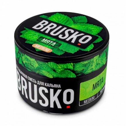 Бестабачная смесь Brusko Medium Line 50 грамм (мята)