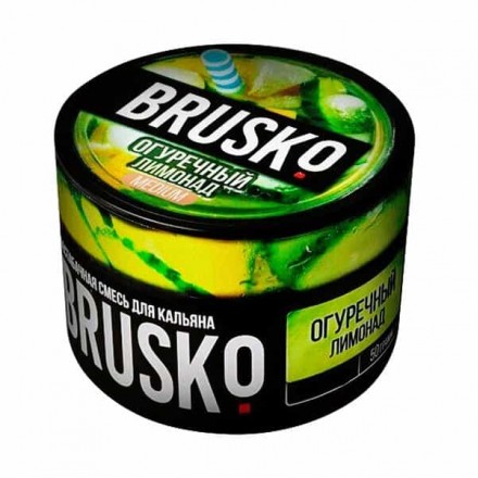 Бестабачная смесь Brusko Medium Line 50 грамм (огуречный лимонад)
