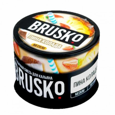 Безтютюнова суміш Brusko Medium Line 50 грам (піна колада)