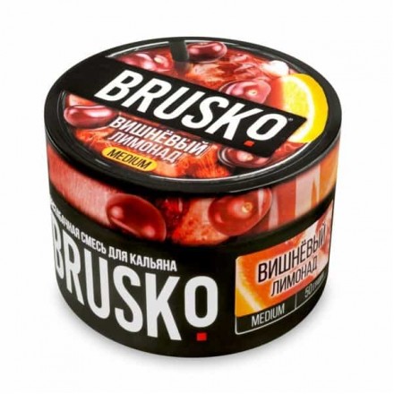 Бестабачная смесь Brusko Medium Line 50 грамм (вишневый лимонад)