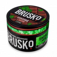 Бестабачная смесь Brusko Strong Line 50 грамм (шоколад с мятой)