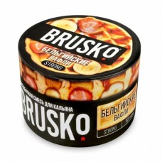 Бестабачная смесь Brusko Strong Line 50 грамм (бельгийские вафли)