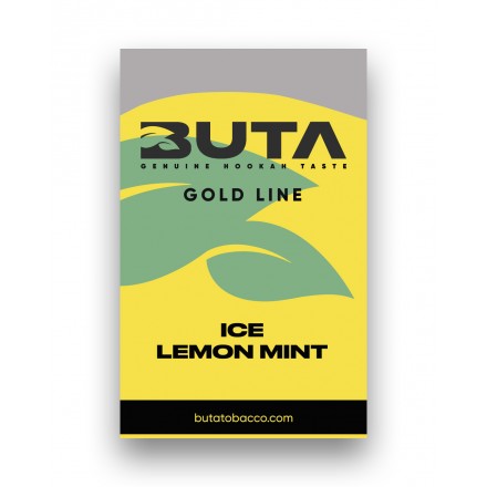 Тютюн Buta Gold Line Ice Lemon Mint 50 грам (крижаний лимон з м'ятою)