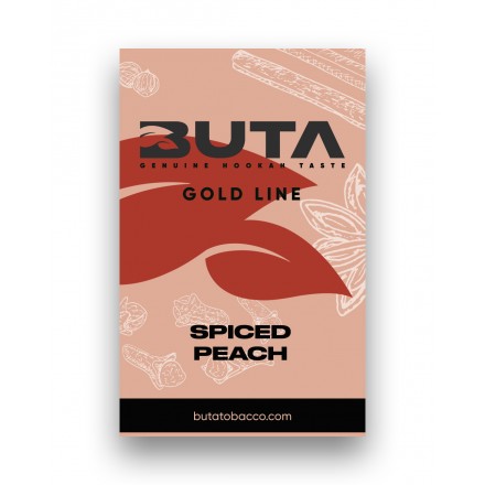 Тютюн Buta Gold Line Spiced Peach 50 грам (пряний персик)