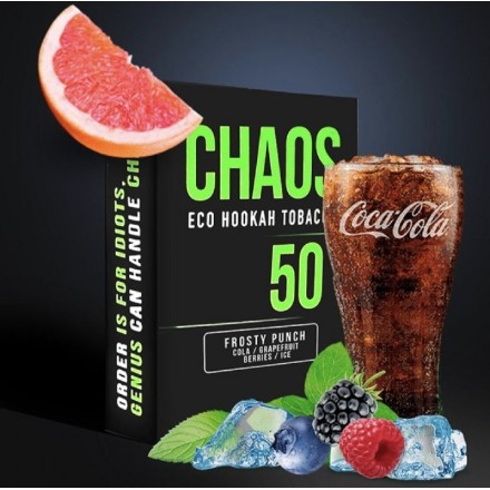 Тютюн Chaos Frosty Punch soft line 50 грам (кола грейпфрут ягоди лід)