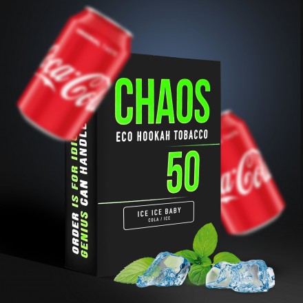 Табак Chaos Ice Ice Baby soft line 50 грам (кола лід)