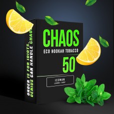 Тютюн Chaos Iceman soft line 50 грам (лимон м'ята)