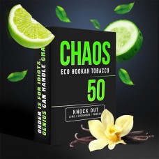 Табак Chaos Knock Out soft line 50 грам (лайм огірок ваніль)