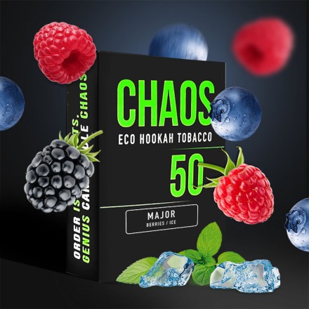 Табак Chaos Major soft line 50 грам (ягоди лід)