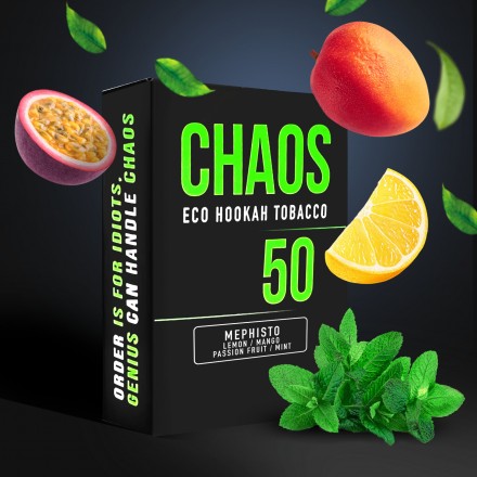 Табак Chaos Mephisto soft line 50 грам (лід манго маракуйя лимон)