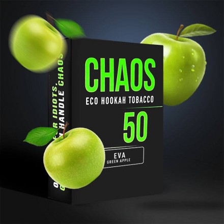 Табак Chaos Eva soft line 50 грам (зелене яблуко)