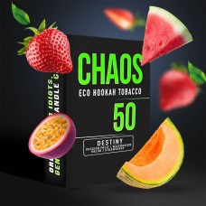 Тютюн Chaos Destiny soft line 50 грам (свіжість диня арбуз маракуйя)
