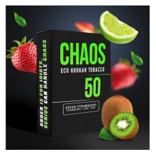 Тютюн Chaos Green Strawberry soft line 50 грам (полуниця ківі лайм)