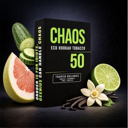 Табак Chaos Tropen Balance soft line 50 грам (помело огірок лайм ваніла)