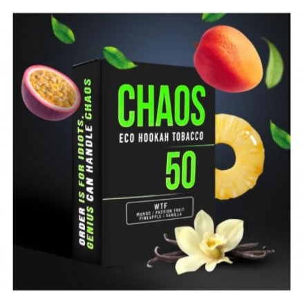 Табак Chaos WTF soft line 50 грам (манго маракуйя ананас ваніль)