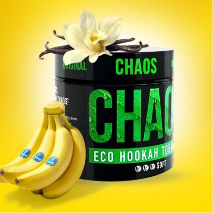 Табак Chaos Banana Vanilla soft line 100 грам (банан ваніль)