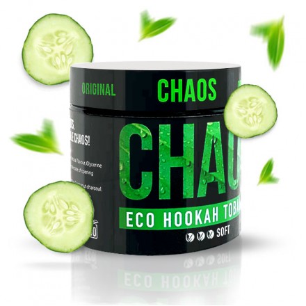 Табак Chaos Knock Out soft line 100 грам (лайм огірок ваніль)